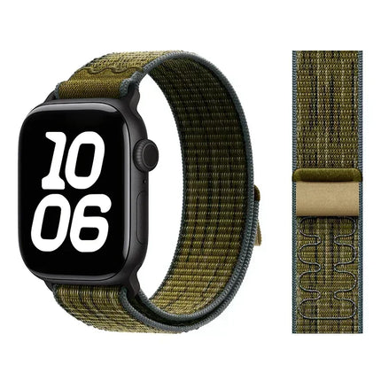 Cinturino in nylon per Apple Watch Ultra 3 49mm, bracciale iWatch 11 10 9 8 7 6 5 4 SE Sport NUOVO Design 42-46mm 45mm 44mm 41mm