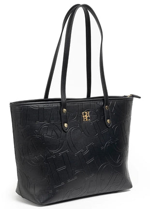 CH 2026 New Embossed Tote Bag Set 2Pcs Large Capacity Shoulder Bag with Pouch Luxury Designer Handbag for Women PlatiNum