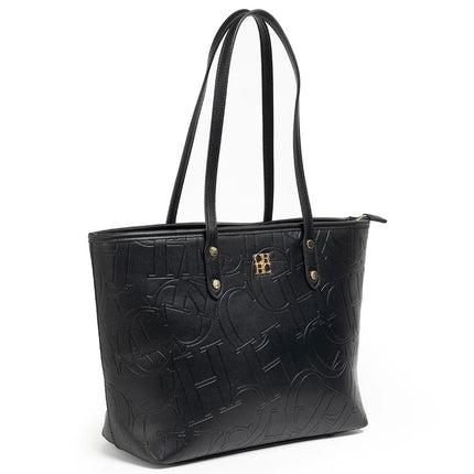 CH 2026 New Embossed Tote Bag Set 2Pcs Large Capacity Shoulder Bag with Pouch Luxury Designer Handbag for Women PlatiNum