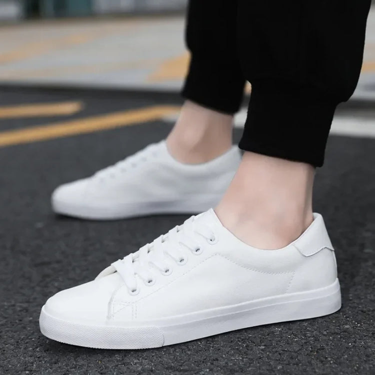Classic Men Leather Casual Shoes High Quality Comfortable Platform Sneakers Men Flats Shoe Loafers British Jogging Shoe Hot Sale