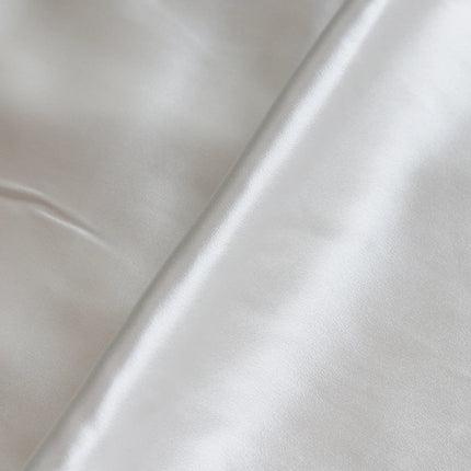 1 metro Forniture per cucire fai-da-te 100% pura seta Natura Raso bianco Shinny Sciarpa bianca Tessuto Accessori per indumenti Seta morbida Charmeus