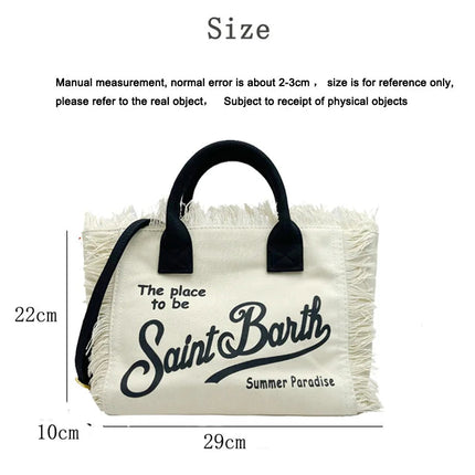 Fashion Classic Women's Tote Bag High Quality Tassel Shoulder Bag Trend Brand Elegant Ladies Beach Bag Designer Luxury Handbag PlatiNum