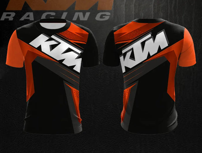 Men's Breathable Quick Dry T-Shirt for Outdoor Extreme Sports Cycling, 2026 Summer KTM Racing Team Model, Bestseller