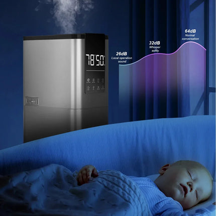 13L Nebbia Calda Umidificatore Ad Ultrasuoni Aria Muto Umidificatore Commerciale Supermercato Frutta Fresco-Mantenere Mist Maker Umidificatore UV 110 V-240 V