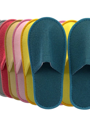 Pantofole usa e getta da donna e da uomo Pantofole da viaggio per hotel antiscivolo Pantofole per ospiti per interni per la casa Scarpe unisex con punta chiusa Salone in famiglia