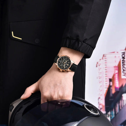 Orologio al Quarzo da Uomo Pagani Design VK63, 41MM, Vetro Zaffiro, Impermeabile 10 Bar, Sportivo, Reloj Hombre