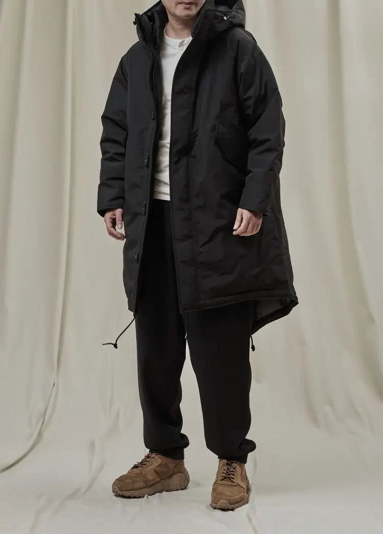 Piumino impermeabile optoelettronico con colla a stampa completa extra lunga Nanamica LongDown