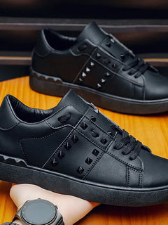 Spring Autumn New Men's White Shoes Trendy Fashion Youth Flat Board Shoes Men's Single Shoes