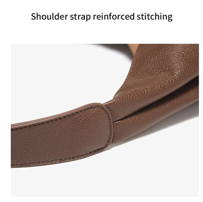 FOXER Minimalism Split Leather Women Shoulder Underarm Bag 2025 New Solid Casual Hobo Bag Female Daliy Tote Bag Purse