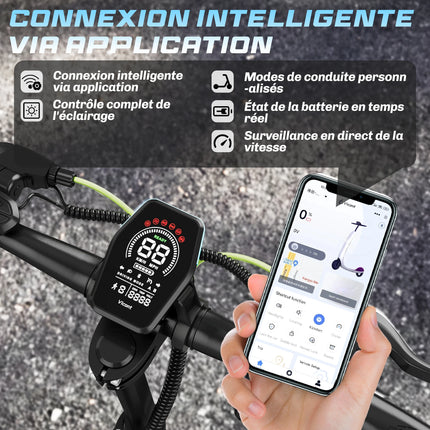 Monopattino elettrico TODIMART D5 D6 D6PRO 48V 18.2Ah 490W Max, velocità 24 km/h, autonomia 40-60 km, sospensioni a molla, connessione APP, monopattino elettrico fuoristrada per adulti