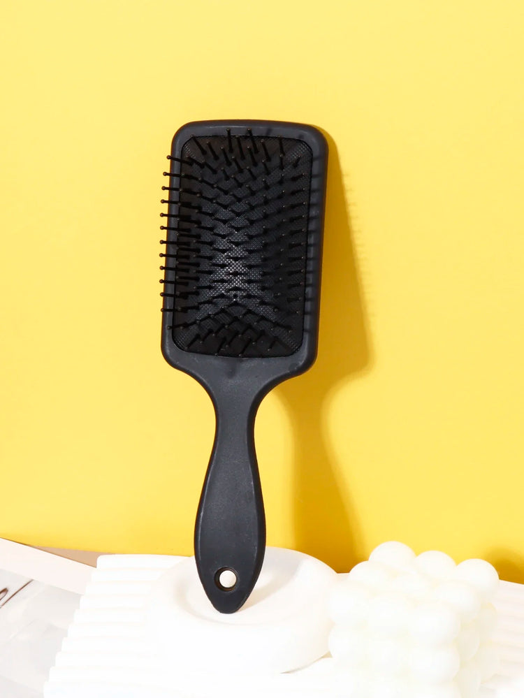 Massage Air Cushion Comb Anti‑Static Air Cushion Brush Square Air Cushion Comb ABS Plastic Handle Special for Real Hair Wigs