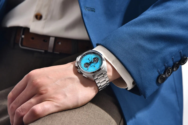 Orologio da Uomo PAGANI DESIGN con Quadrante Giallo, Cronografo al Quarzo, Movimento Giapponese VK63, Vetro Zaffiro, Impermeabile, Novità 2026