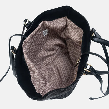 2026SS Eco-friendly Woven Straw Bucket Bag, Large Capacity, Beach Bag, Women's Shoulder Bag for Shopping