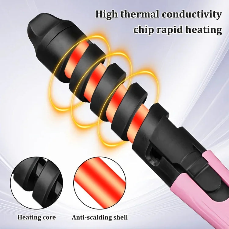 2-in-1 Curling Iron Set, Instant Heat Up for Short, Medium, and Long Hair, Women's Hair Tools Holiday Gifts