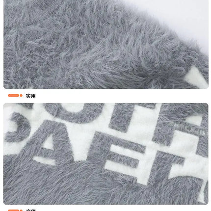 2026 Winter Fashion Sweater Men Casual Knit Pullovers Mens Thick Warm letter pattern Sweaters Men's Daily Warm sweaters male