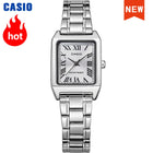 Orologio Casio da donna set di lusso delle migliori marche Orologio da donna al quarzo impermeabile 30 m Forma tonneau Acciaio inossidabile Ste reloj mujer LTP-V007D- platinumshop