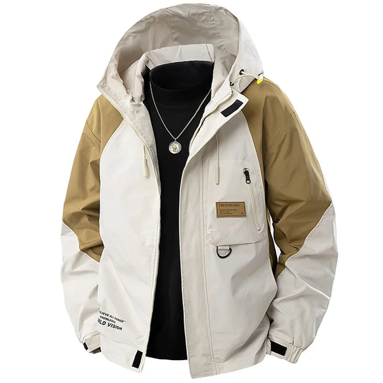 Jacket Mens Spring Autumn New Men Jacket Printing Hooded Jackets Casual Coat Men's Business Coats Size L-4XL 5XL 6XL 7XL 8XL