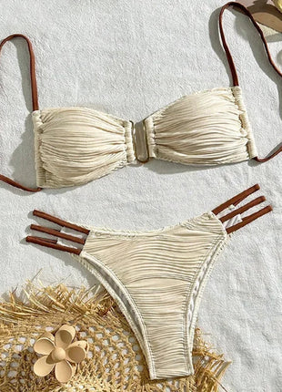 Costumi da bagno sexy da donna, bikini push-up, abbigliamento da spiaggia femminile, set bikini brasiliano PlatiNum
