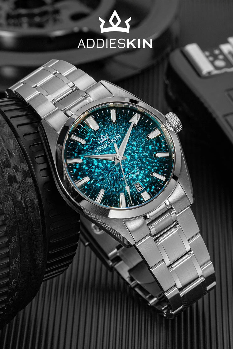 AddiesKin K003 Men's Automatic Watch BGW9 Super Luminous 10Bar Waterproof Sapphire Crystal 316L Stainless Steel Mechanical Watch