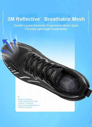 ONEMIX Black Men Basic Racing Road Running Shoes Summer Mesh traspirante scarpe sportive cuscino Durable Outdoor Sneakers Plus Size PlatiNum