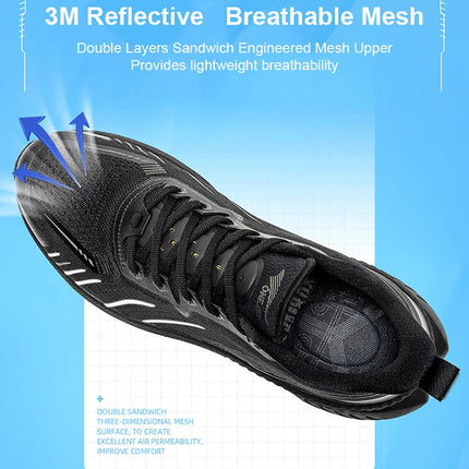 ONEMIX Black Men Basic Racing Road Running Shoes Summer Mesh traspirante scarpe sportive cuscino Durable Outdoor Sneakers Plus Size PlatiNum
