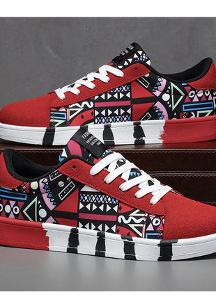 Nuove Scarpe Estive alla Moda per Uomo, Sneakers Sportive Antiscivolo da Passeggio, Scarpe Casual in Tela con Motivi, Zapatos Maschili
