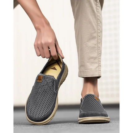 Mocassini Slip-On, Adatti per Scarpe Casual Estive Traspiranti da Uomo, Scarpe Leggere da Passeggio, Qualità Superiore