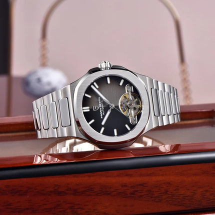 Nuovo Orologio da Uomo PAGANI DESIGN 2026 con Tourbillon Scheletrato, Orologio Automatico di Lusso di Alta Gamma per Uomo, Elegante Orologio da Polso Meccanico Sportivo