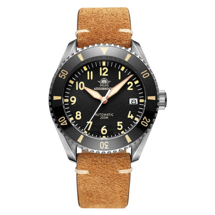 ADDIESDIVE Luxury Men's Watch MY-H9 Sapphire Crystal Ceramic Bezel 200m Waterproof Retro Luminous Diving Mechanical Wristwatch