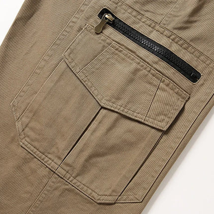 Cargo Pants Cotton Tactical Casual Pants Men Multi-Pockets Casual Pants Traninig Work Trousers For Man 2024 Plus Size 5XL