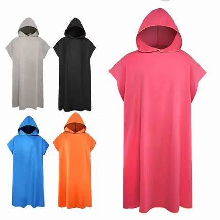 Poncho da surf Asciugamano fasciatoio Accappatoio con cappuccio Coperta da spiaggia in microfibra Asciugamano da bagno Asciugamano da spiaggia Muta Poncho da spiaggia per adulti