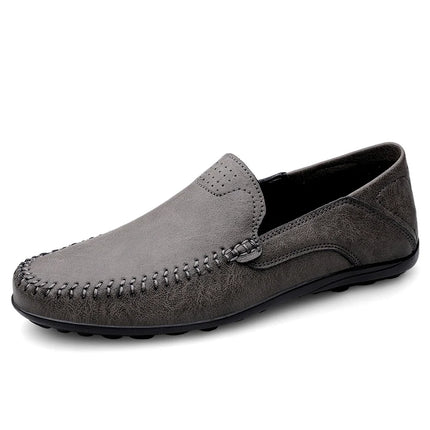 Scarpe da uomo Casual in pelle scavano mocassini da uomo traspiranti Slip on scarpe da guida mocassini da uomo italiani di lusso Plus Size 38-47