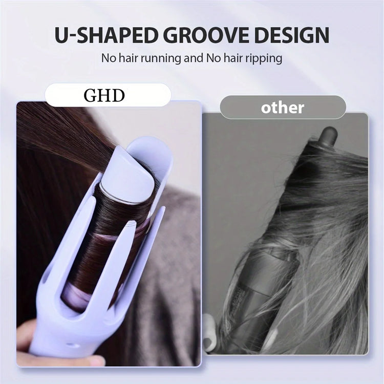 Automatic Rotating Hair Curler 32mm Ceramic Barrel, Professional Wavy Hair Styling Tool for Daily & Party Hairstyle