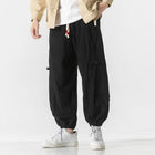 Pantaloni da uomo caldi di vendita autunno stile cinese pantaloni larghi larghi vintage moda uomo pantaloni lanterna con coulisse Harajuku solidi