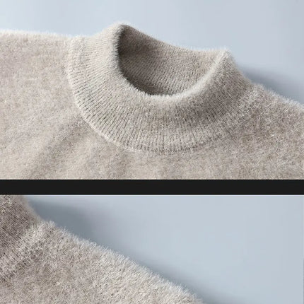 Winter new style Men's Sweater Long sleeve Letter Pattern Men Fashion Sweaters Thicken Warm Wool Pullovers Sweater