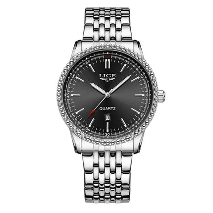LIGE Nuovi orologi da uomo Orologi da polso al quarzo da uomo di lusso delle migliori marche Cronografo sportivo impermeabile e luminoso Relogio Masculino+BOX platinumshop