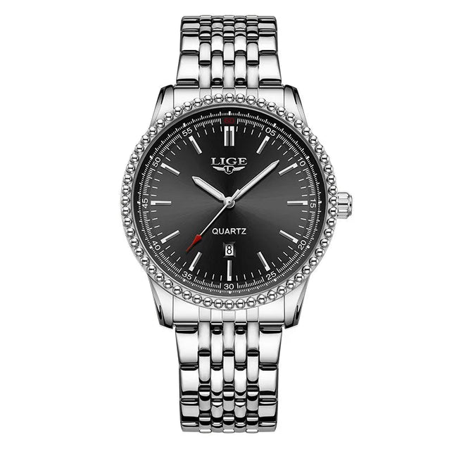 LIGE Nuovi orologi da uomo Orologi da polso al quarzo da uomo di lusso delle migliori marche Cronografo sportivo impermeabile e luminoso Relogio Masculino+BOX platinumshop