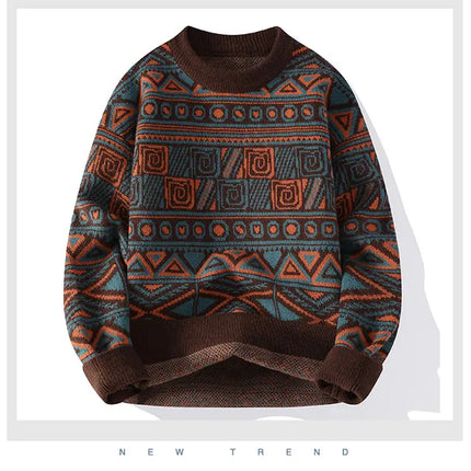 Men's fashion pullovers 2026 men winter korean style Sweaters mens warm sweater O-neck men sweaters autumn  men full size M-3XL