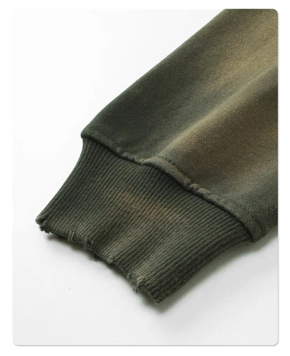 LOGO personalizzato2024 autunno e inverno 450g cotone poliestere spugna vecchi abiti da strada per uomo e donna felpa con cappuccio ampia oversize