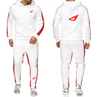 ROG Republic Of Gamers 2024 Men's New Printing Hooded Hoodie Tracksuits + Sweatpant Casual Solid Color Comfortable Suits PlatiNum