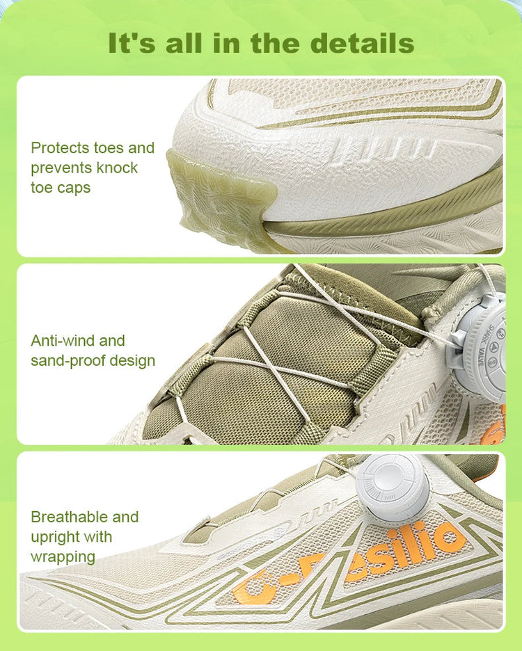 ONEMIX Autunno Inverno Outdoor Scarpe da corsa da fondo da uomo con assorbimento degli urti Scarpe da ginnastica da trekking da donna Caratteristiche resistenti all'usura PlatiNum