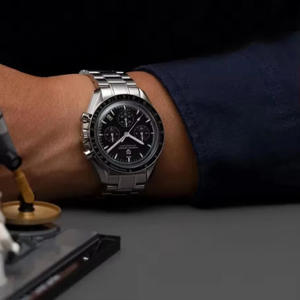 PAGANI DESIGN 500 Orologio da Uomo di Lusso con Tachimetro Circolare, Cronografo Sportivo, Vetro Zaffiro AR, Movimento Giapponese, Acciaio 316L, Luminoso