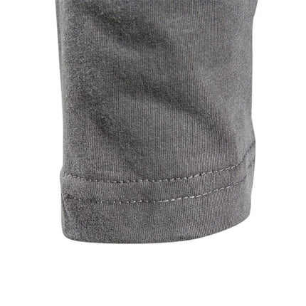 100% Cotton Long Sleeve T shirt For Men Solid Spring Casual Mens T-shirts High Quality Male Tops Classic Clothes Men's T-shirts PlatiNum