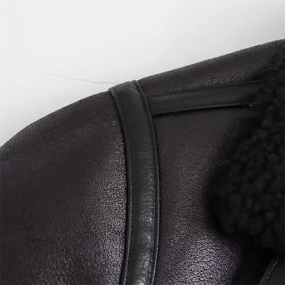 2025 Autumn New Women's European and American Style Loose Fashion with Belt Double sided Collar Jacket Coat