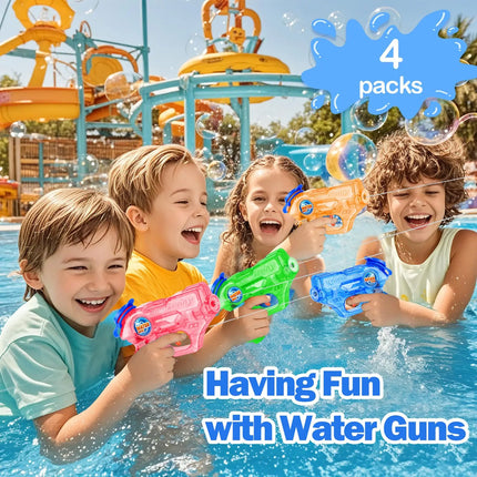 Mini Pistola ad Acqua per Bambini, Piccole Pistole ad Acqua, Spruzzatori e Blaster per Piscina, Giochi d'Acqua Estivi per Spiaggia e Attività all'Aperto