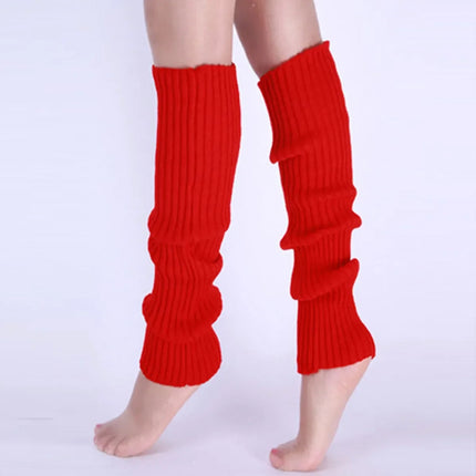 Scaldamuscoli classici in maglia Calzini scaldamuscoli al ginocchio in maglia a costine Calze da donna Calzini alti al ginocchio lavorati a maglia per il massimo comfort