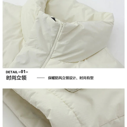 90 New Standard Down Jacket - Men's and Women's Matching Down Vest, Warm Coat, Sleeveless Down Jacket Workwear Coat