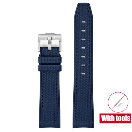 Cinturino in gomma per Swatch X Omega Joint MoonSwatch Cinturino sportivo impermeabile da 20 mm Cinturino con estremità curva in silicone per uomo donna platinumshop