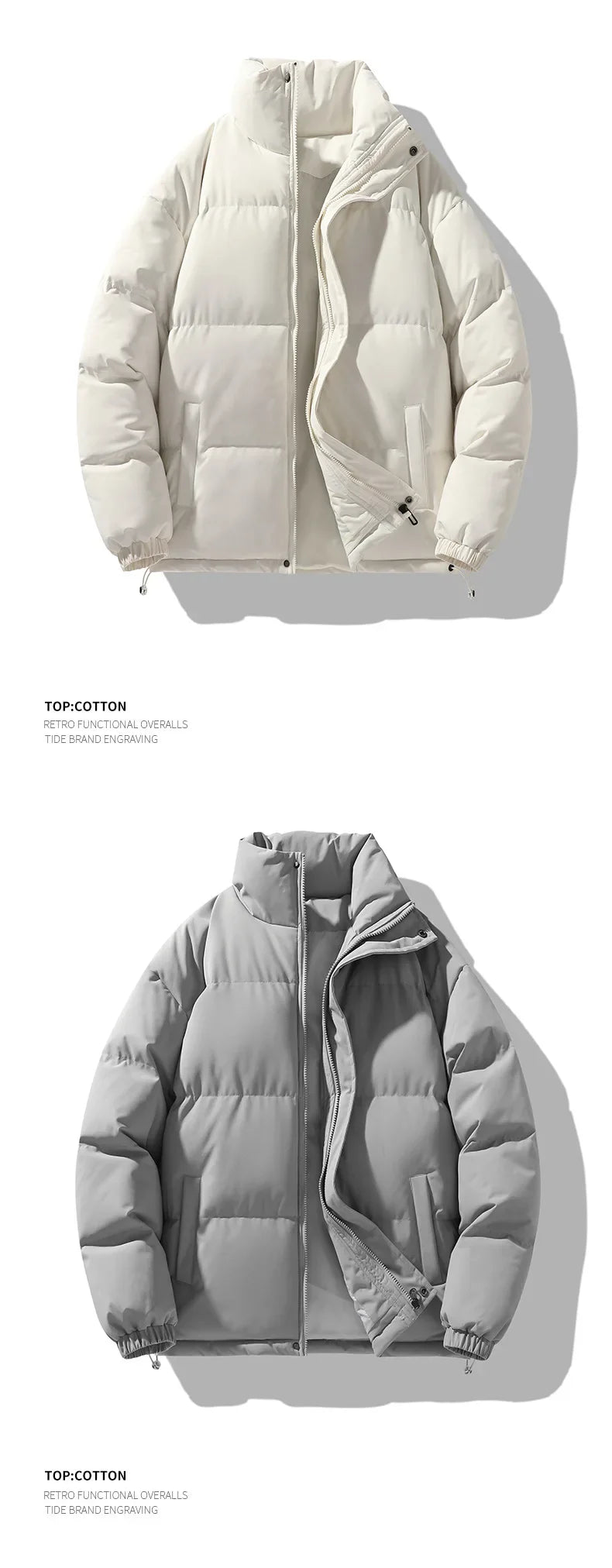 New 2025 Winter National Standard Men's down Jacket Thickened Short Fashionable Outerwear Durable Summer Thin Material