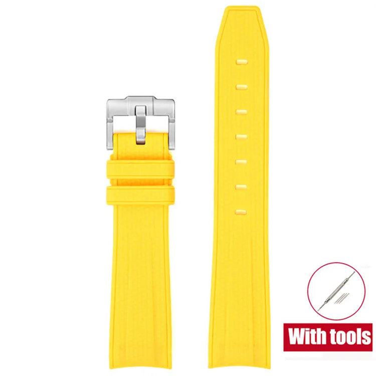 Cinturino in gomma per Swatch X Omega Joint MoonSwatch Cinturino sportivo impermeabile da 20 mm Cinturino con estremità curva in silicone per uomo donna platinumshop